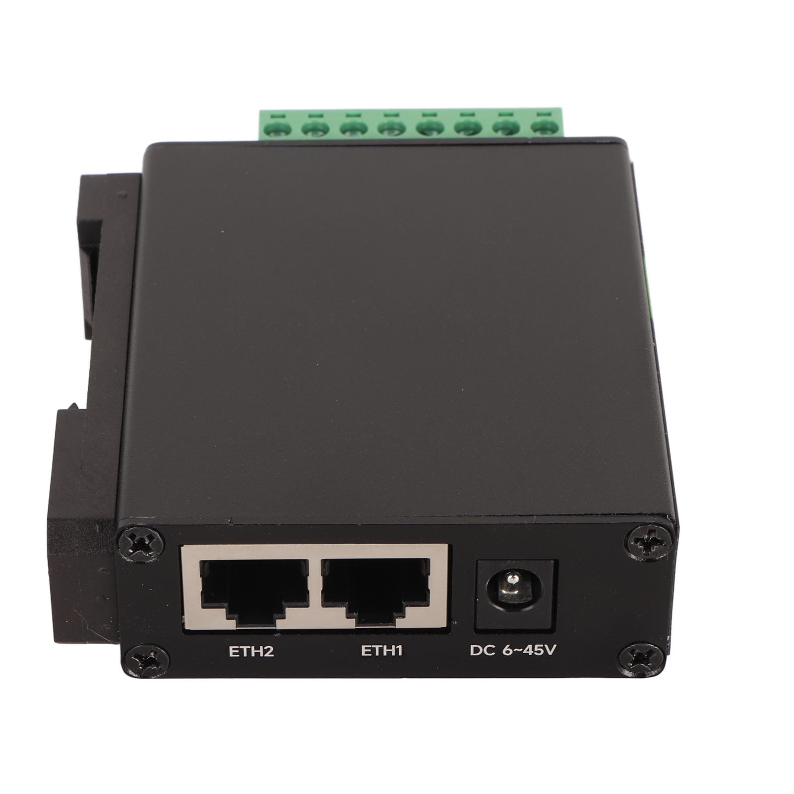 RS485 to RJ45 Ethernet Serial Server Dual Channel Rail Mount 1200 to ...