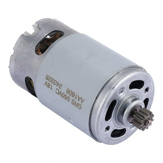 RS550 18V 19500 RPM DC Motor with Two-Speed 11 Teeth and High Torque for Electric Drill/Screwdriver