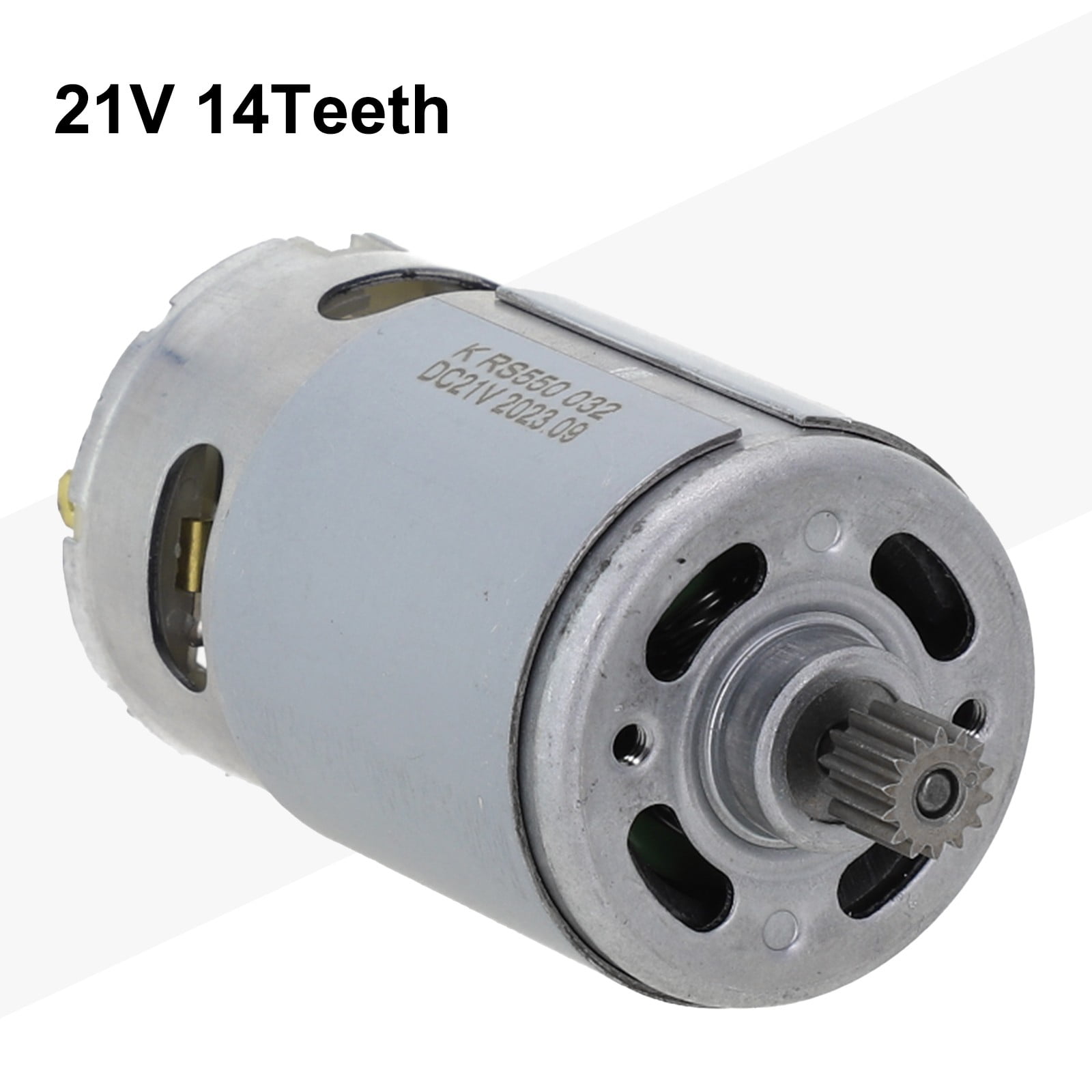 RS550 21V DC Motor 11/14 Teeth High Torque Cordless Drill Electric ...