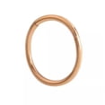 thumbnail image 1 of RSAMD 100% Titanium Hinged Segment Ring Hoop Ear Lip Nose Piercing Septum Cliker-Rose Gold-8 mm-16g (1.2 mm), 1 of 6