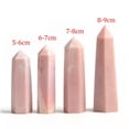 thumbnail image 1 of RSAMD 1PC Natural Pink Opal Tower Point Quartz Crystal Obelisk Wand Healing Stone Gems-6-7cm, 1 of 8