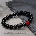 thumbnail image 1 of RSAMD 2023 New Cross Beaded Rosary Adjustable Black Lava Bead Men Fashion Bracelets-5-Leo （7/23～8/23）, 1 of 6