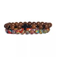 thumbnail image 1 of RSAMD 2Pcs/set Charm Black Cross Wooden Beaded Bracelets Relax Prayer Bangle Jewelry-2Pcs Bracelet, 1 of 5