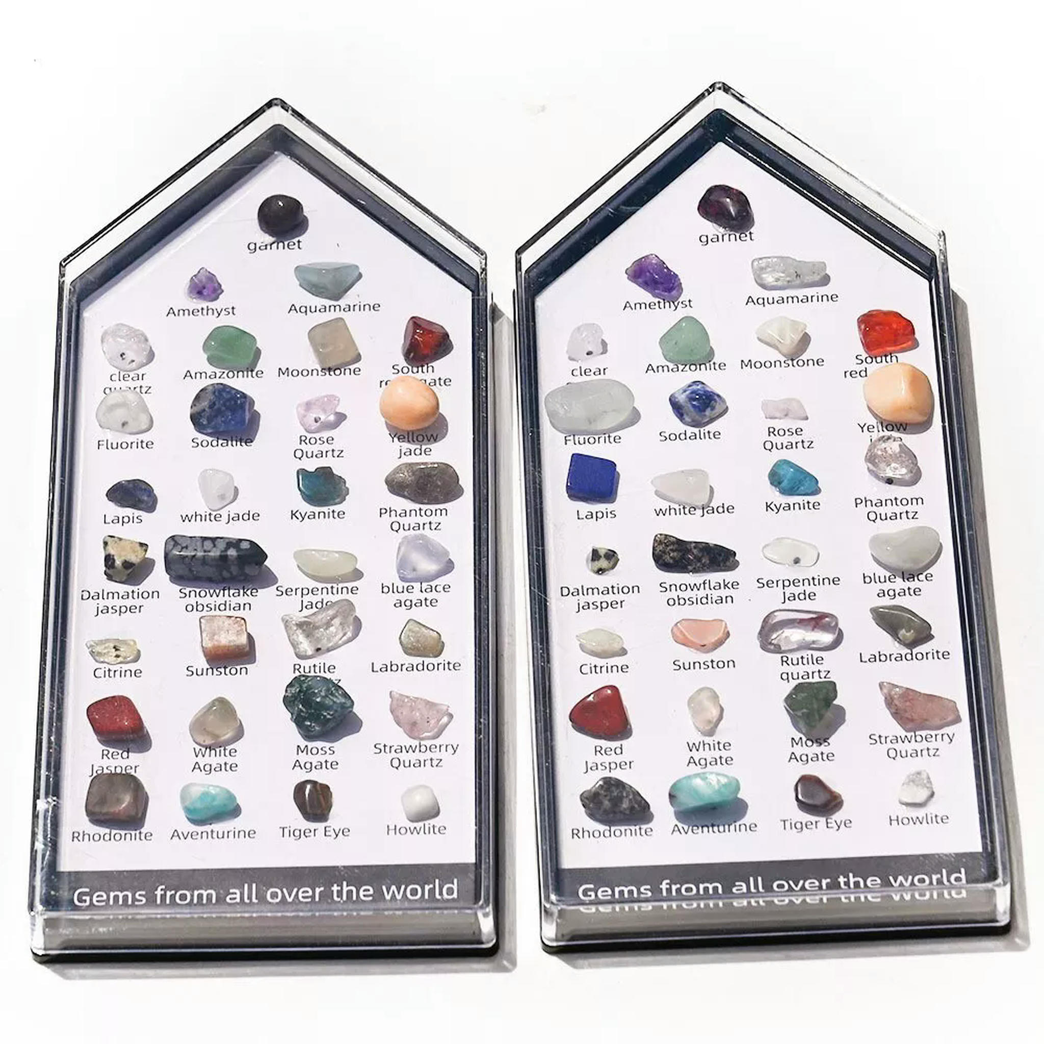 RSAMD 31 Pcs/Set Healing Crystal Natural Gemstone Reiki Chakra ...