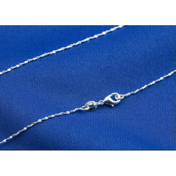 RSAMD 5PCS 16-30inch Wholesale Jewelry Lot 925 Silver STAR Chain Necklace For Pendant-22