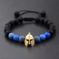 thumbnail image 1 of RSAMD 8MM 7 Chakra Men's Hematite Natural Stone Lion Buddha Beaded Charm Bracelet Gift-L004-1, 1 of 4