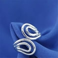 thumbnail image 1 of RSAMD 925 Solid Sterling Silver Plated Women/Men NEW Fashion Ring Gift SIZE OPEN H196, 1 of 4