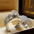 thumbnail image 1 of RSAMD Fashion Women Crystal Ring Set Wedding Bridal Jewelry Gift Size 5-11-10-#32, 1 of 4
