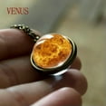 thumbnail image 1 of RSAMD Glow In the Dark Galaxy Double Sided Glass Planet Necklace Pendant Wholesale New-Venus, 1 of 9