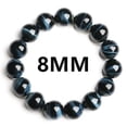 thumbnail image 1 of RSAMD High Quality Natural Stone Blue Tiger Eye Bracelet For Men Round BeadsBracelet-Blue 8mm, 1 of 7