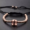 thumbnail image 1 of RSAMD Luxury Crown Natural Stone Matte Black Charm Men's Copper Bead Fashion Bracelets-1217-4, 1 of 3