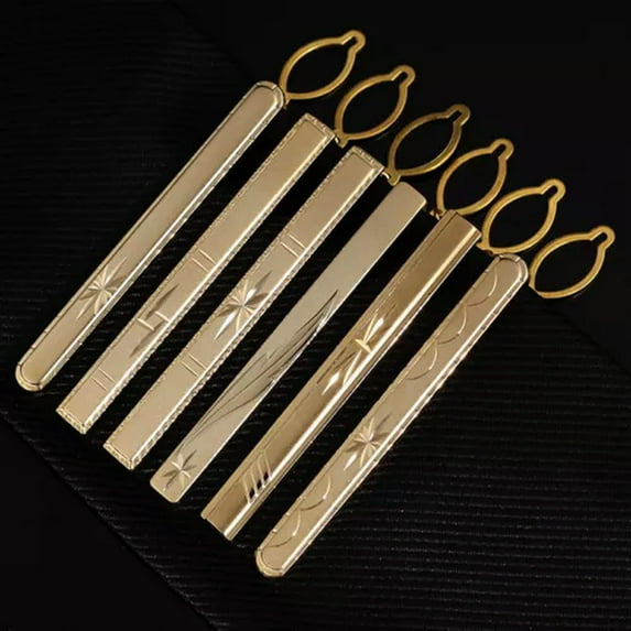 RSAMD Men Metal Simple Necktie Buckle Gold Color Tie Bar Clasp Clip Clamp Ties Pjo-A16