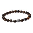 thumbnail image 1 of RSAMD Natural Gemstone Beads Buddha Head Beaded Men Womens Lava Bead Handmade Bracelet-184-4, 1 of 2