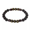 thumbnail image 1 of RSAMD Natural Gemstone Beads Buddha Head Beaded Men Womens Lava Bead Handmade Bracelet-327-5, 1 of 4