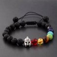 thumbnail image 1 of RSAMD Natural Gemstone Beads Buddha Head Beaded Men Womens Lava Bead Handmade Bracelet-K009-2, 1 of 3