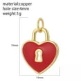thumbnail image 1 of RSAMD Red CZ Heart Crystal Love Pendant Charms for Jewelry Making Diy Earings Necklace-AC210262G9, 1 of 6