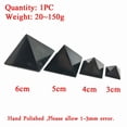thumbnail image 1 of RSAMD Shungite Polished Pyramid EMF Protection Crystal Health Healing Reiki Stone New-5cm/1.96", 1 of 9