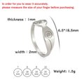 thumbnail image 1 of RSAMD Talisman Moon Goddess Ring Stainless Steel Pagan Fertility Goddess Mother Earth-7-Steel, 1 of 9