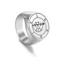thumbnail image 1 of RSAMD The Seventy-Two Demons (1-36) Duke Prince Marquis Solomon Viking Rings-9-14.Marquis Leraje, 1 of 9
