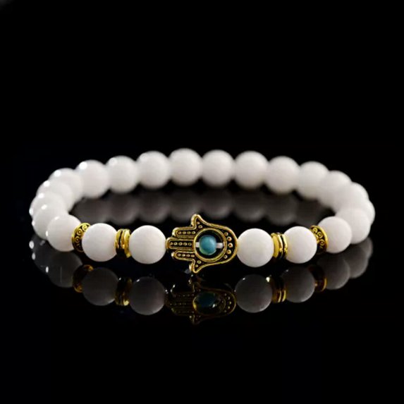 RSAMD Tibetan Beads Carve Mantra Bracelet Men Vintage Buddhist Meditation Jewelry-233-1