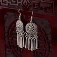 thumbnail image 1 of RSAMD Tibetan Silver Vintage Turquoise Women Fashion Jewelry Dangle Earrings Best Gift-4004-06, 1 of 8