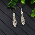 thumbnail image 1 of RSAMD Tibetan Silver Vintage Turquoise Women Fashion Jewelry Dangle Earrings Best Gift-E4007-6, 1 of 4