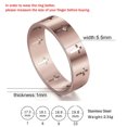thumbnail image 1 of RSAMD Vintage Cross Ring Stainless Steel Finger Ring Unisex Wedding Gift Jesus jewelry-10-Rose Gold, 1 of 5
