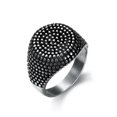 thumbnail image 1 of RSAMD Vintage Mens Silver Stainless Steel Gothic Punk Biker Rings Jewelry lots Sz8-15-10-#14, 1 of 9