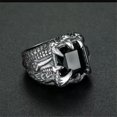 thumbnail image 1 of RSAMD Vintage Mens Silver Stainless Steel Gothic Punk Biker Rings Jewelry lots Sz8-15-9-#3, 1 of 9