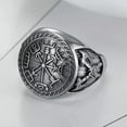 thumbnail image 1 of RSAMD Vintage Mens Silver Stainless Steel Gothic Viking Skull Biker Rings Jewelry 7-15-8-#40, 1 of 9