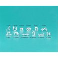 thumbnail image 1 of RSAMD Vintage Silver 12 Constellation Ear Studs Mini Earrings Women's Jewelry Gift-Taurus, 1 of 9