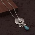 thumbnail image 1 of RSAMD Vintage Women's Tibetan Silver Turquoise Beads String Pendant Necklaces Jewelry-3011, 1 of 9