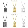 thumbnail image 1 of RSAMD Wicca Tarot Card Necklace Shadowscapes Major Arcana Pagan Vintage Wiccan Jewelry-Box Chain-Black-The Magician-23.62''(60cm), 1 of 9