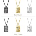 thumbnail image 1 of RSAMD Wicca Tarot Card Necklace Shadowscapes Major Arcana Pagan Vintage Wiccan Jewelry-Link Chain-Steel-Justice-23.62''(60cm), 1 of 9