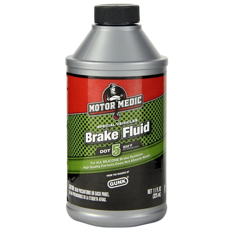 RSC Chemical Solutions Motor Medic DOT 5 Silicone Brake Fluid 11 oz, Meets Federal Standards