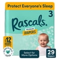 thumbnail image 1 of Rascals Premium Absorbent Baby Diapers Size 3, 29 Count, 1 of 16