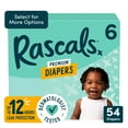 thumbnail image 1 of Rascals Premium Absorbent Baby Diapers Size 6, 54 Count, with 2 CoComelon Potty Training Pants, 1 of 9