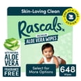 thumbnail image 1 of Rascals Premium Aloe Vera Wipes, 648 Count, 1 of 10
