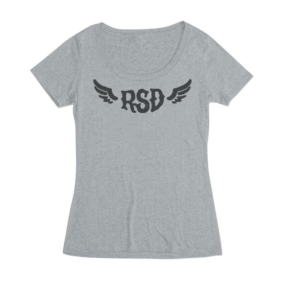 RSD All American Scoop Womens T-Shirt (X-Large, Black)