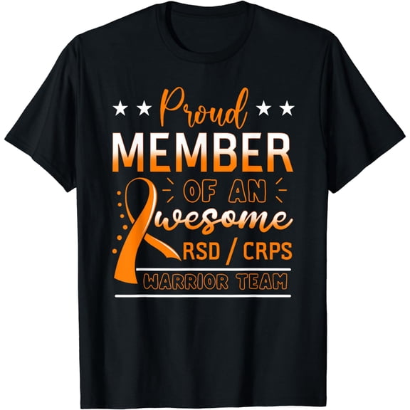 RSD/CRPS Warrior Team Orange Complex Regional Pain Syndrome T-Shirt