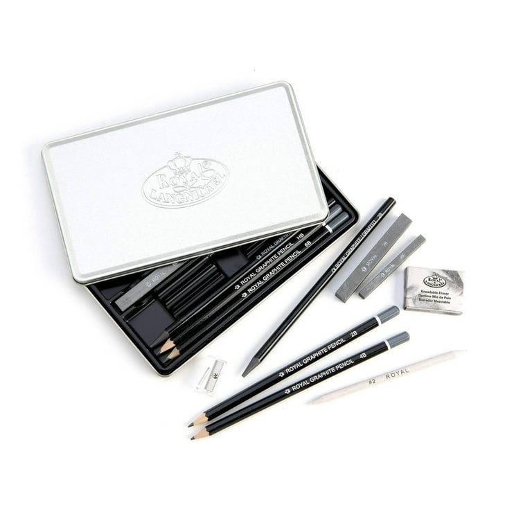 Royal & Langnickel Mini Tin Art Set - Graphite Sticks Royal & Langnickel Mini Tin Art Set - Graphite Sticks