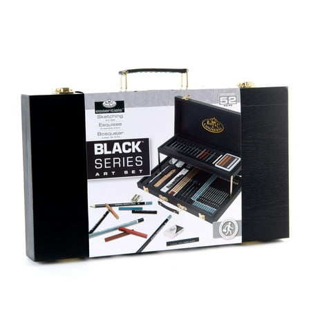 Royal & Langnickel Essentials™ 52pc Black Series Sketching Art Set