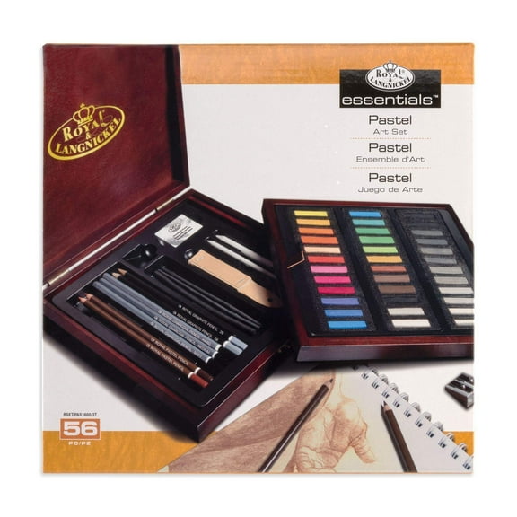 Royal & Langnickel Essentials 56pc Pastel Travel Art Set