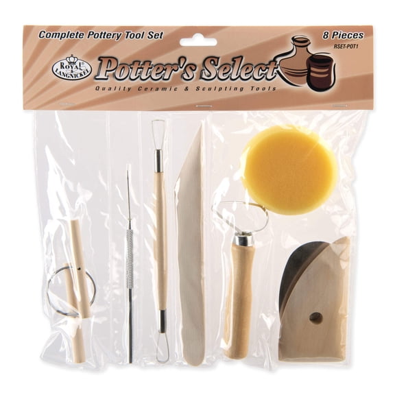 Royal & Langnickel Potter's Select 8pc Ceramic & Sculpting Tool Set