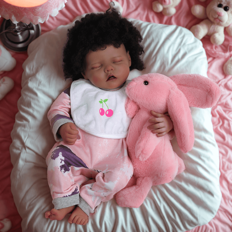 RSG 17 inch Reborn Baby Dolls Newborn Baby Dolls Soft Cloth Body Real Lifelike Doll with Gift Box for Kids Age 3+