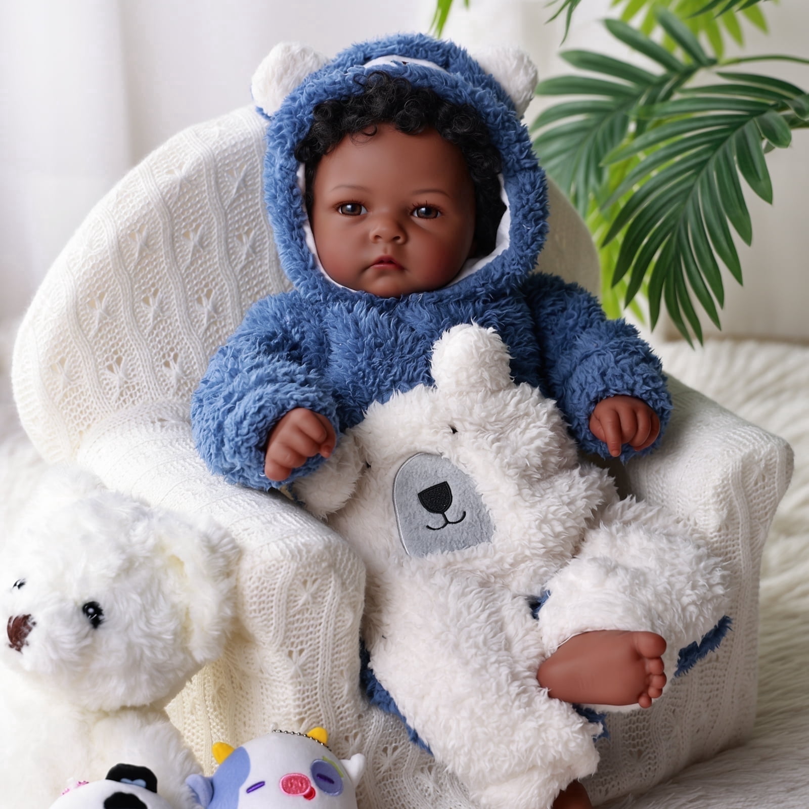 RSG 17-inch Lifelike Reborn Baby Dolls - Adorable Playful Real Life - Real Baby Feeling Baby Dolls with Gift Box for Kids Age 3 +