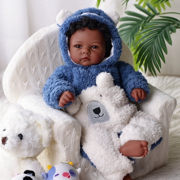 RSG 17-inch Lifelike Reborn Baby Dolls - Adorable Playful Real Life - Real Baby Feeling Baby Dolls with Gift Box for Kids Age 3 +