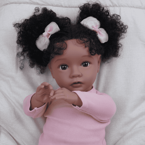 RSG 20 Inch Lifelike Reborn Baby Dolls- Handmade Soft Cloth Body Touch Baby Dolls Real Life with Clothes and Toy Gift for Kids Age 3+