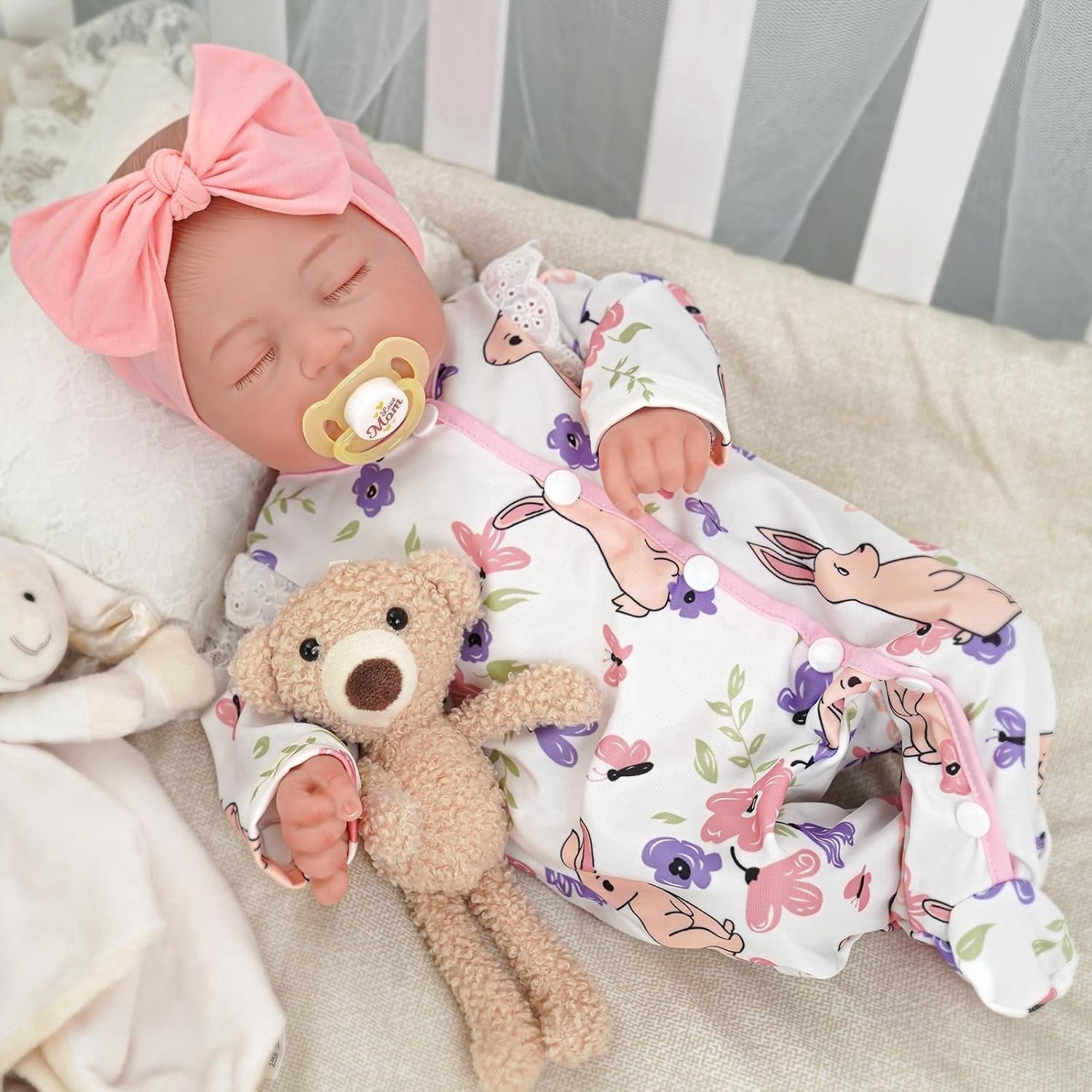 RSG 20-inch Reborn Baby Dolls - Full Soft Cloth Body Adorable Baby Doll Real Life Dolls with Complete Accessories Perfect for Cuddling, Playtime, and Gift Giving