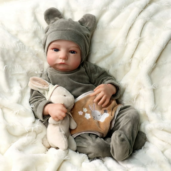 RSG 20 inch Reborn Baby Dolls Newborn Baby Dolls Full Body Cloth Real Life Baby Dolls with Toy Accessories